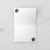 Poodle Silhouette Thank You Notecard Bedankkaart (Binnen)