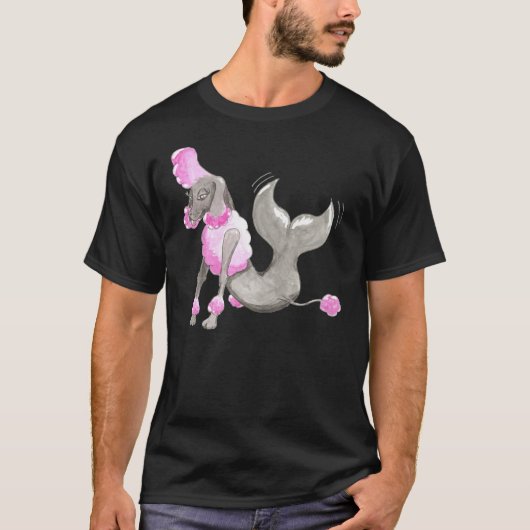 Poodle Siren T-shirt (Voorkant)