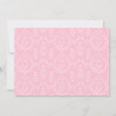 Poodle Skirt Birthday Party Invitations Kaart (Achterkant)