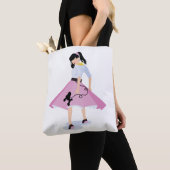 Poodle Skirt Tote Bag (Dichtbij)