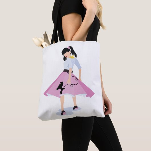 Poodle Skirt Tote Bag (Dichtbij)