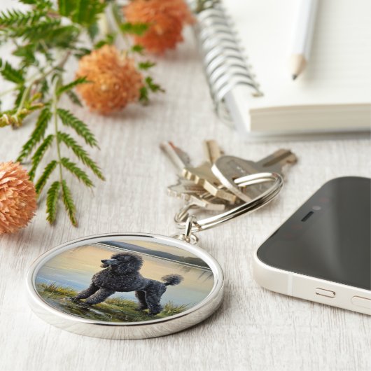 Poodle Sleutelhanger (Zijkant)