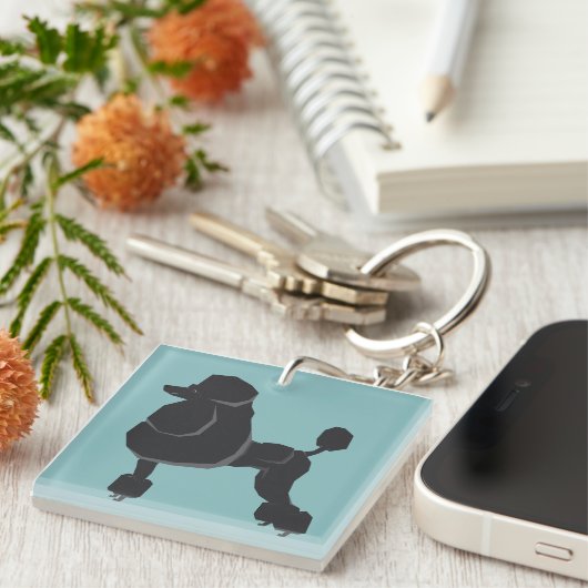 Poodle Sleutelhanger (Voorkant Rechts)