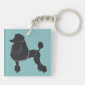 Poodle Sleutelhanger (Achterkant)