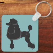 Poodle Sleutelhanger (Achterkant)
