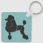 Poodle Sleutelhanger (Achterkant)