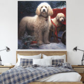 Poodle Sneeuw Slede Kerst Decoratie (Insitu (Slaapkamer))
