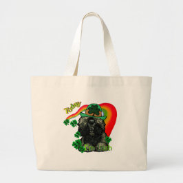 Poodle St. Patrick's Day Grote Tote Bag