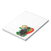 Poodle St. Patrick's Day Notitieblok (Linkerzijde)