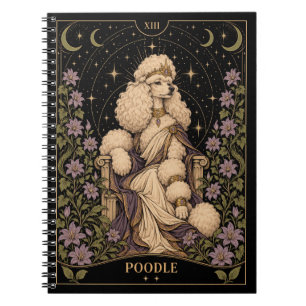 Poodle, Starlit Tarot Kunst Notitieboek