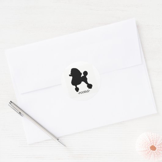 Poodle Sticker (Envelop)