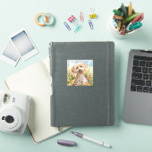 Poodle Sticker – Watercolor Design (iPad Cover)