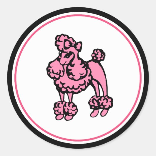 Poodle Stickers (Voorkant)