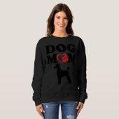 Poodle Stickers Poodle Sporting Clip Stickers Poo Trui (Voorkant volledig)