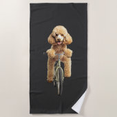 Poodle strandlaken (Voorkant)