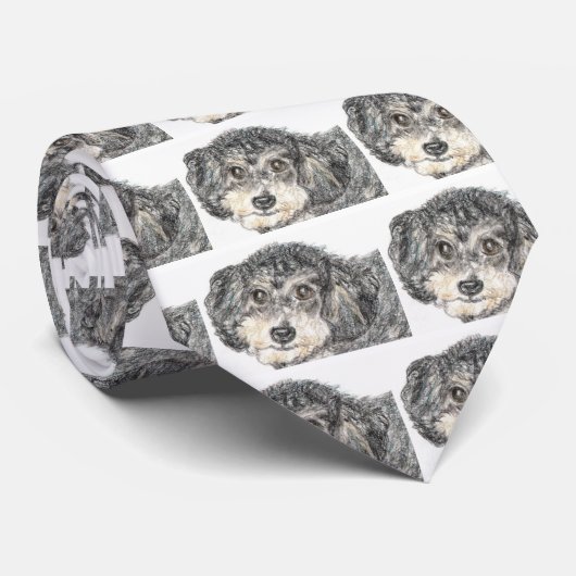 POODLE STROPDAS (Opgerold)