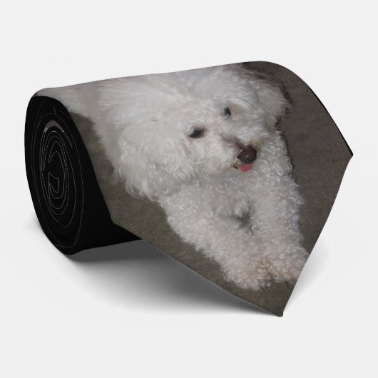 Poodle Stropdas (Opgerold)