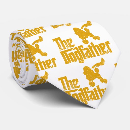 Poodle Stropdas (Opgerold)