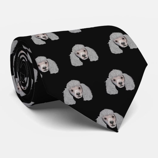 Poodle Stropdas (Opgerold)