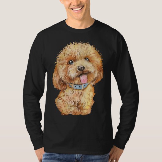 Poodle T-shirt (Voorkant)