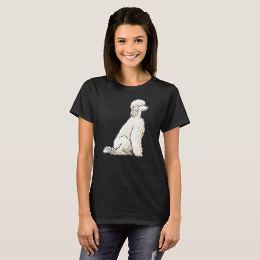 Poodle T-shirt (Voorkant volledig)
