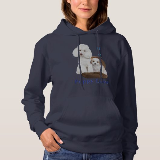 poodle-t-shirts hoodie (Voorkant)