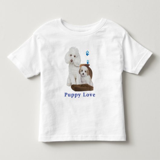 poodle-t-shirts kinder shirts (Voorkant)