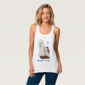 poodle-t-shirts tanktop (Volledige Voorkant)