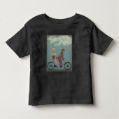 Poodle Tandem Kinder Shirts (Voorkant)