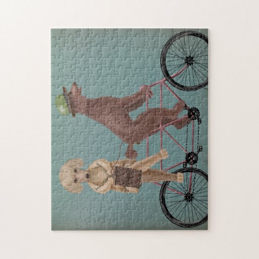 Poodle Tandem Legpuzzel (Verticaal)