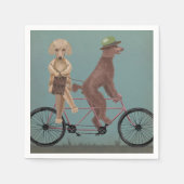 Poodle Tandem Servet (Voorkant)
