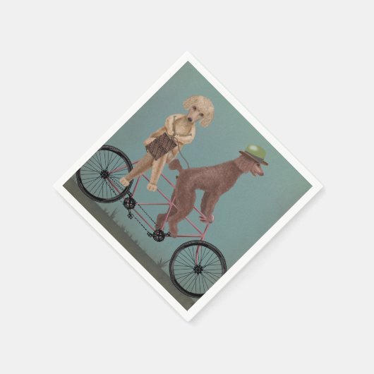 Poodle Tandem Servet (Hoek)