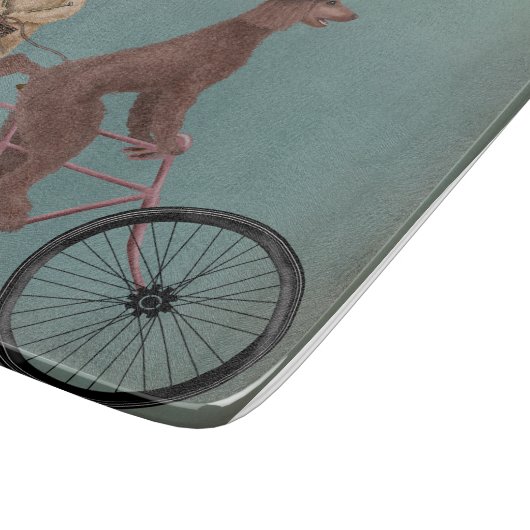 Poodle Tandem Snijplank (Hoek)