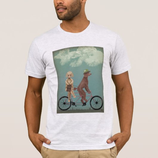 Poodle Tandem T-shirt (Voorkant)
