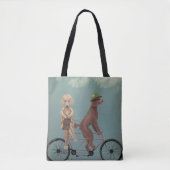 Poodle Tandem Tote Bag (Voorkant)