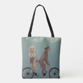 Poodle Tandem Tote Bag (Achterkant)