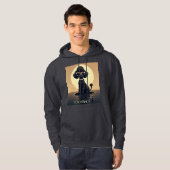 Poodle Te Fancy Mode Hond Hoodie (Voorkant volledig)