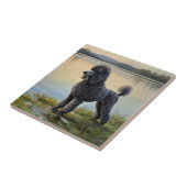 Poodle Tegeltje (Zijkant)