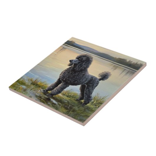 Poodle Tegeltje (Zijkant)