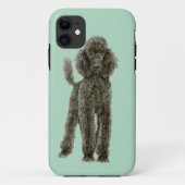 Poodle-telefoondraagtas Case-Mate iPhone Case (Achterkant)