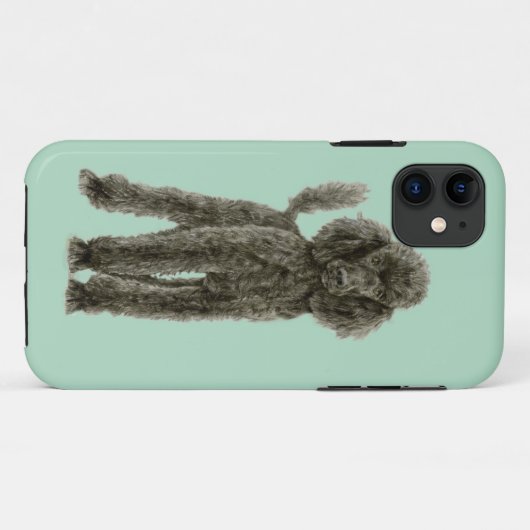 Poodle-telefoondraagtas Case-Mate iPhone Case (Achterkant (horizontaal))