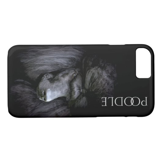 Poodle-telefoondraagtas Case-Mate iPhone Case (Achterkant (Horizontaal))