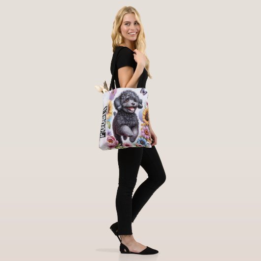 Poodle Tote Bag (Op model)
