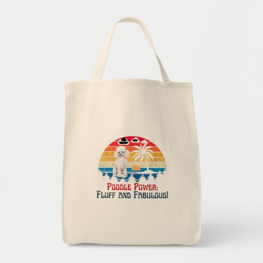 Poodle Tote Bag (Voorkant)