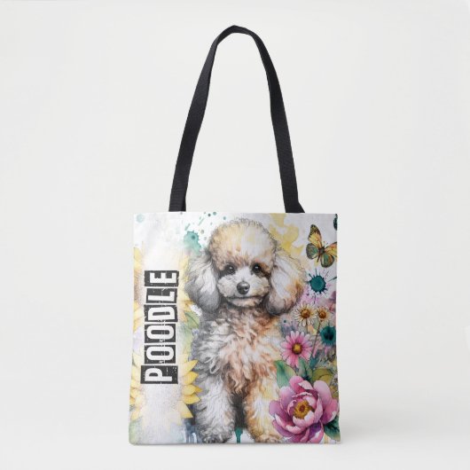 Poodle Tote Bag (Voorkant)