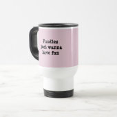 Poodle Travel Mug Reisbeker (Voorkant links)