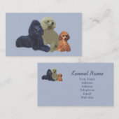 Poodle Trio-Visitekaartje Visitekaartje (Voorkant / Achterkant)