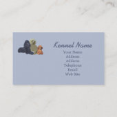 Poodle Trio-Visitekaartje Visitekaartje (Achterkant)