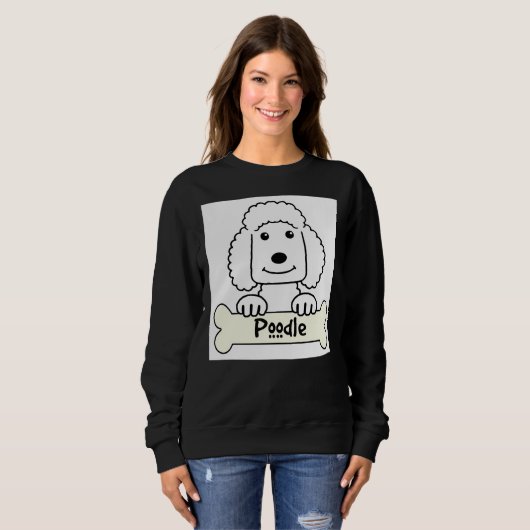 Poodle Trui (Voorkant volledig)