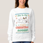 Poodle Ugly KerstSweater Trui (Voorkant)